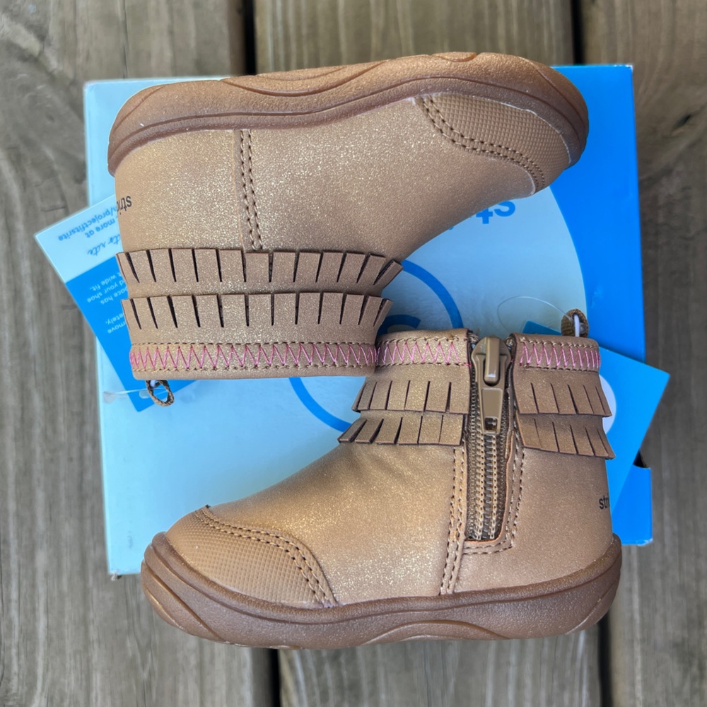 Stride Rite‎ 360 Baby Girl Bianca Fashion Boot Size 4M Baby Girl NEW